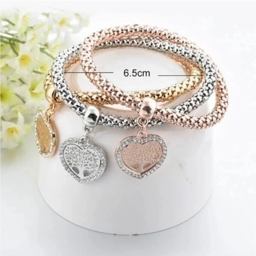 🆕 Tree Of Life Heart Pendant Bracelet